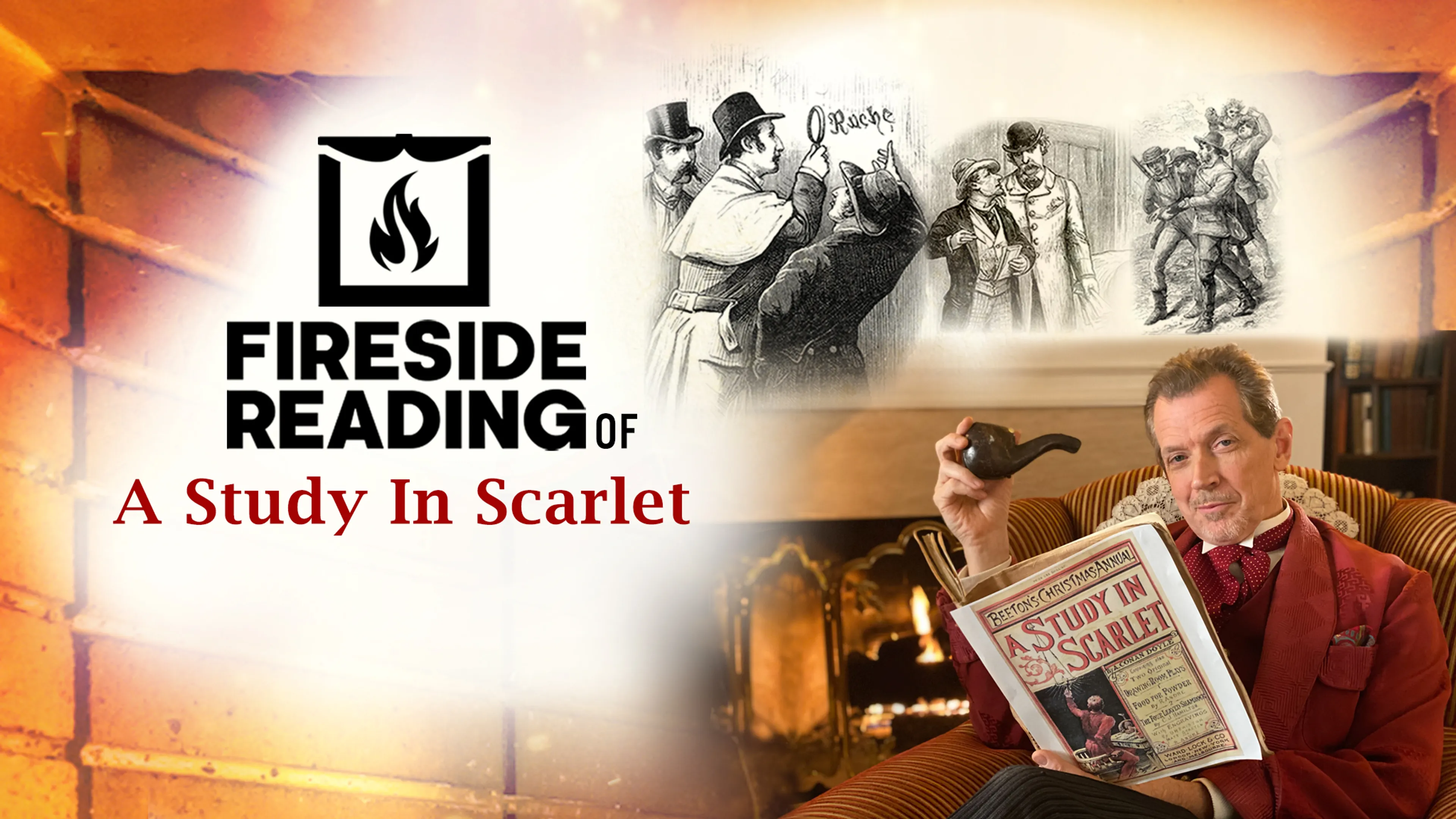 Fireside Reading of A Study in Scarlet poster